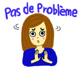 Lea French girl sticker #5261069