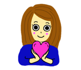 Lea French girl sticker #5261075