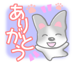 Bearish dog sticker #5262094