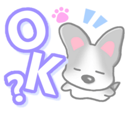 Bearish dog sticker #5262095