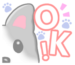 Bearish dog sticker #5262099