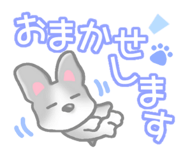 Bearish dog sticker #5262107