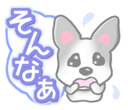 Bearish dog sticker #5262108