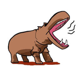 Wow lazy animals sticker #5262775