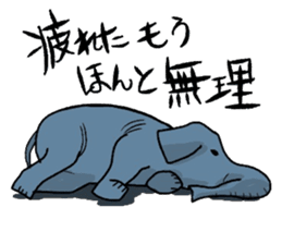 Wow lazy animals sticker #5262784