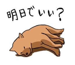 Wow lazy animals sticker #5262800