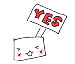 White and square things sticker #5262814