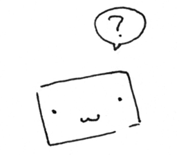 White and square things sticker #5262834