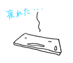 White and square things sticker #5262840