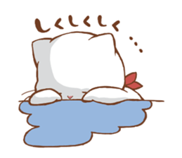 white cat, the second sticker #5263149