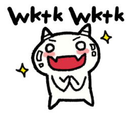 The White Demon sticker #5263299