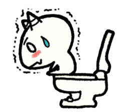 The White Demon sticker #5263331