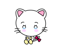 Kitten in love sticker #5263478