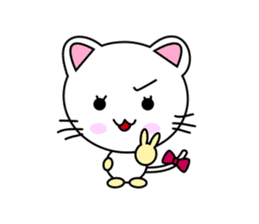 Kitten in love sticker #5263484