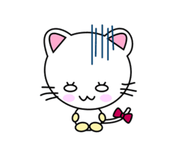 Kitten in love sticker #5263485