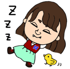 Preppy girl -Spring&Summer- sticker #5263577