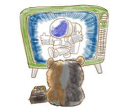 Fishbowl Hamster sticker #5263813