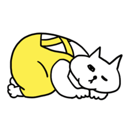 Vacant cat sticker #5264146