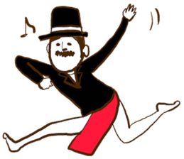 Loincloth gentleman sticker #5264196