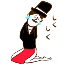 Loincloth gentleman sticker #5264198