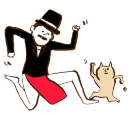 Loincloth gentleman sticker #5264202