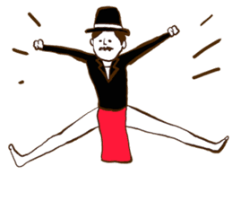 Loincloth gentleman sticker #5264203