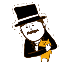 Loincloth gentleman sticker #5264204