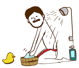 Loincloth gentleman sticker #5264205