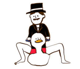 Loincloth gentleman sticker #5264208