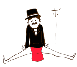 Loincloth gentleman sticker #5264219