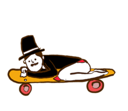 Loincloth gentleman sticker #5264220