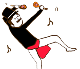 Loincloth gentleman sticker #5264222