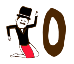 Loincloth gentleman sticker #5264226