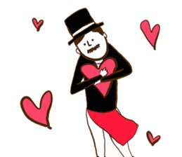 Loincloth gentleman sticker #5264228