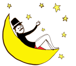 Loincloth gentleman sticker #5264229