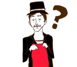 Loincloth gentleman sticker #5264231