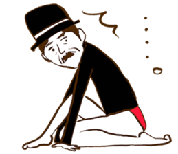 Loincloth gentleman sticker #5264234