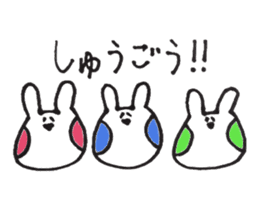 colorful cheeks USAHOHO sticker #5264474