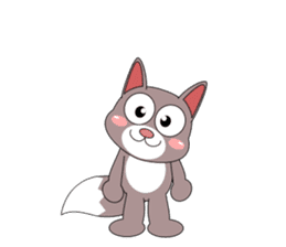 Always cheerful cat sticker #5264604
