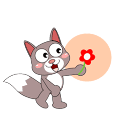 Always cheerful cat sticker #5264631