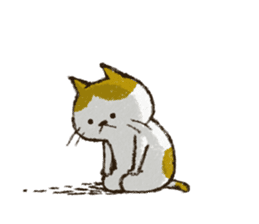 Cute cat 'Cyanpachi' sticker #5264822