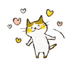 Cute cat 'Cyanpachi' sticker #5264827