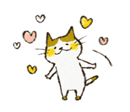 Cute cat 'Cyanpachi' sticker #5264827