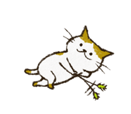 Cute cat 'Cyanpachi' sticker #5264828
