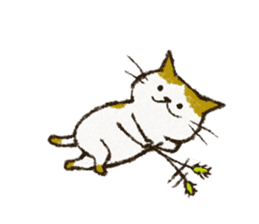 Cute cat 'Cyanpachi' sticker #5264828
