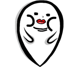 lips big ghost no2 sticker #5265042