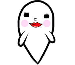 lips big ghost no2 sticker #5265051