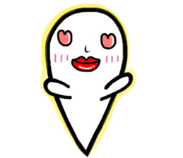 lips big ghost no2 sticker #5265064