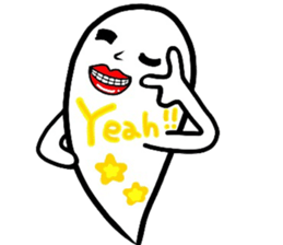 lips big ghost no2 sticker #5265069