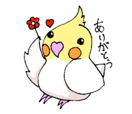 shiro parakeet sticker #5265174